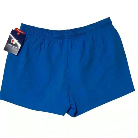 Champion Shorts Women's Medium Blue Pull-On Athleticwear Gym Workout Fitness NWT - Picture 2 of 6
